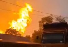 Ledakan Pipa Gas PT TGI di Inhil 10 Orang Terluka