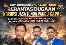 KNPI Dumai dukung Kejati Riau berantas dugaan Korupsi Jasa Tunda Pandu Kapal di Perairan Kelas 1 Kota Dumai