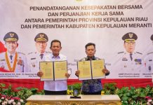 Kepri dan Kepulauan Meranti Teken Kerja Sama Strategis di Empat Bidang
