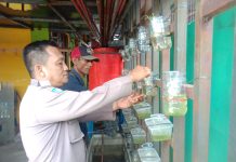 Ps Kanit Binmas Polsek Dumai Kota Cek Ketahanan Pangan Bergizi di Kelurahan Bintan