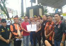 TUAH Dumai Turun ke Jalan, Sampaikan Sejumlah Tuntutan di Polres, KSOP dan LAMR